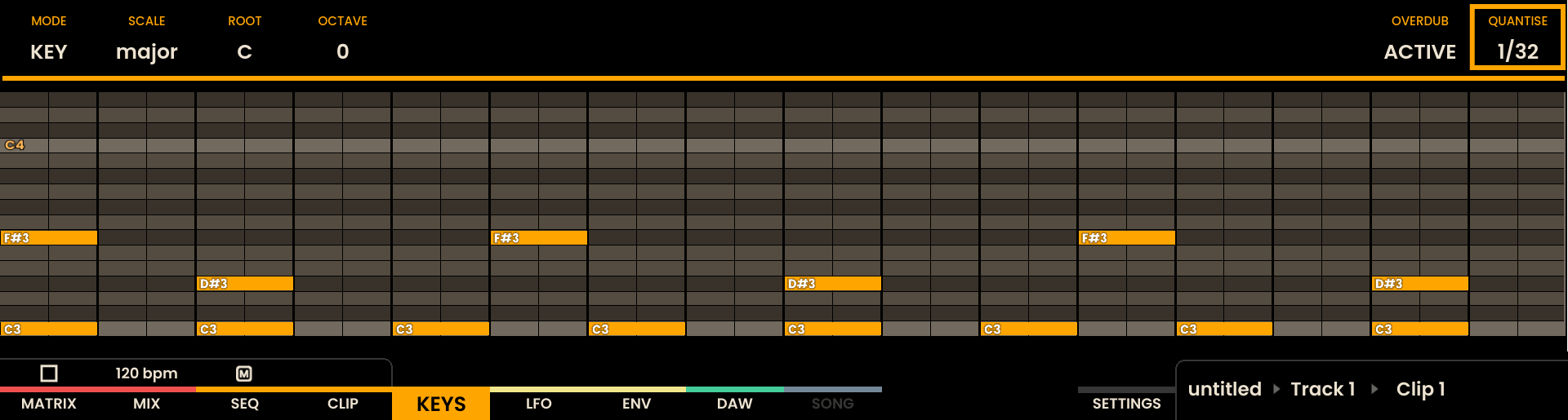 Quantize Settings